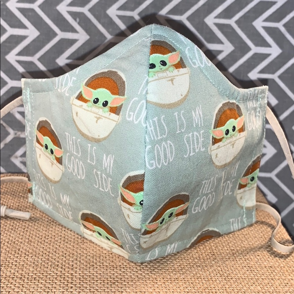 The Child Baby Yoda Print Face Mask